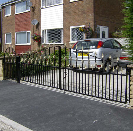 Domestic Iron Gates Lancshire