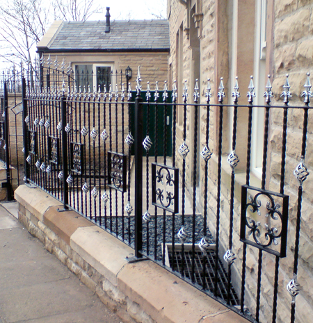 Wrought Iron Fencing Lancashire